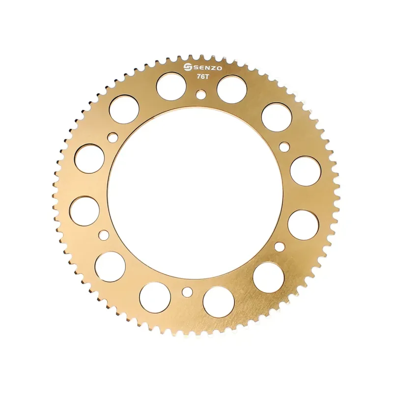 Senzo 219 Pitch CNC Gold Rear Sprocket — photo 1